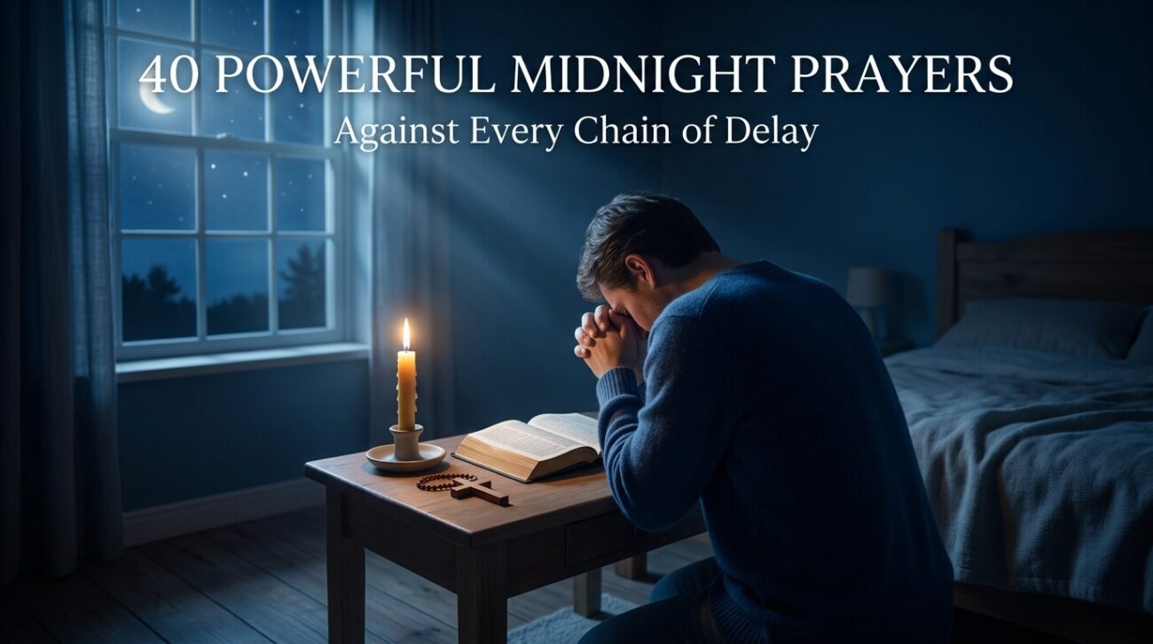 40 Powerful Midnight Prayers Against Every Chain of Delay
