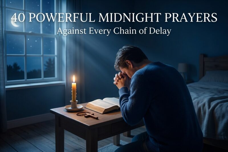 40 Powerful Midnight Prayers Against Every Chain of Delay