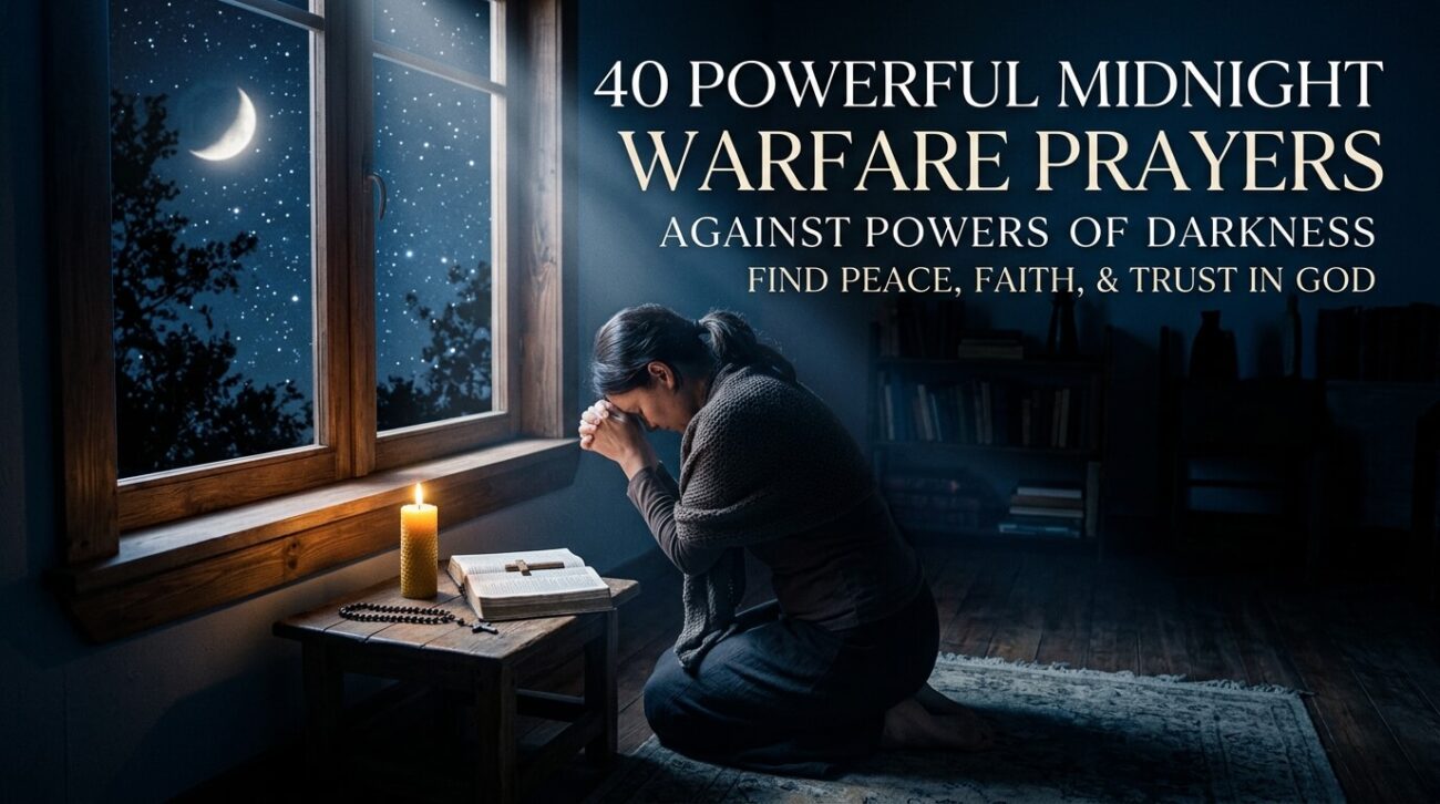 40 Powerful Midnight Warfare Prayers Against Powers of Darkness
