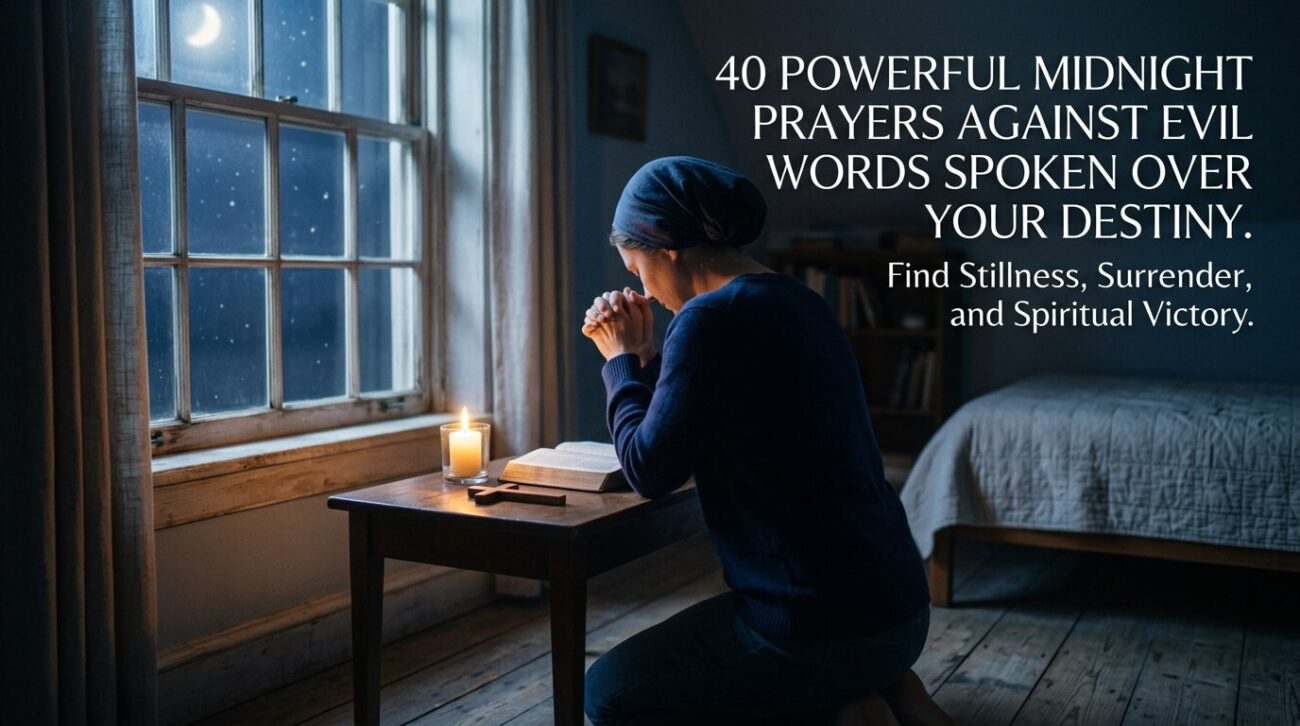40 Powerful Midnight Prayers Against Evil Words Spoken Over Your Destiny