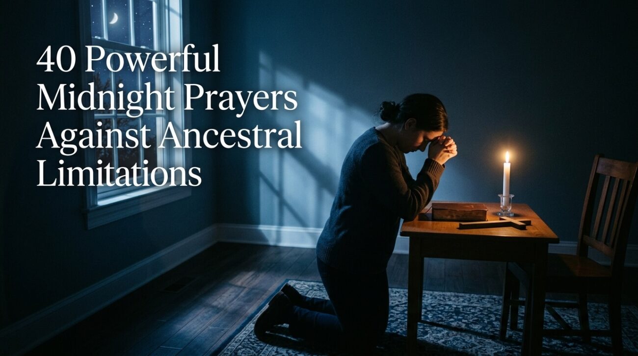 40 Powerful Midnight Prayers Against Ancestral Limitations