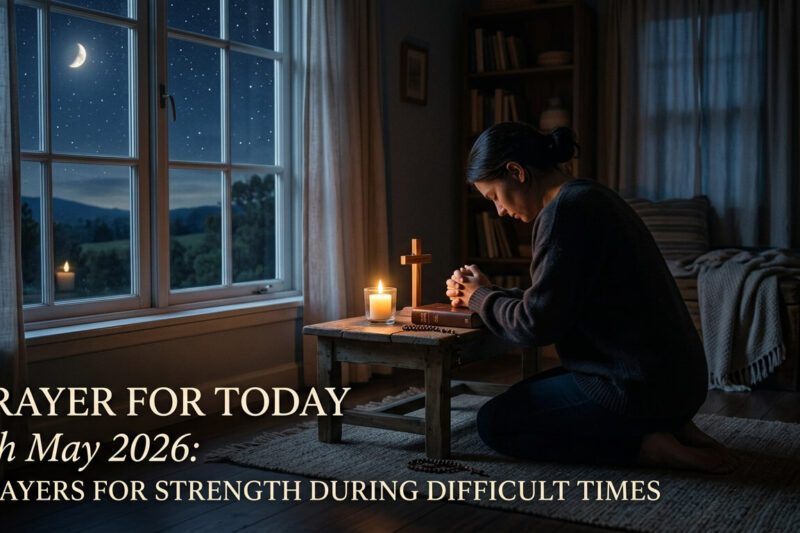 Prayer for Today 8th May 2026: Prayers for Strength During Difficult Times