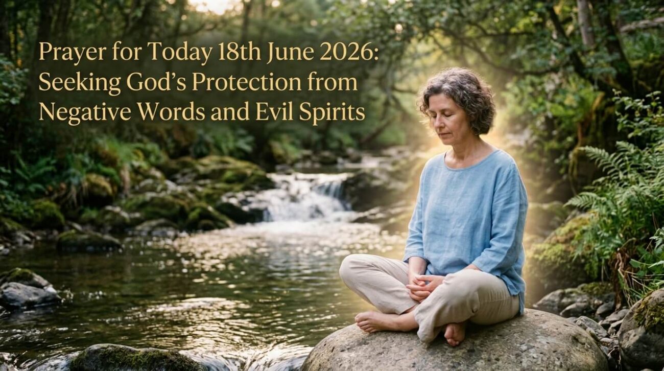 Prayer for Today 18th June 2026: Seeking God’s Protection from Negative Words and Evil Spirits