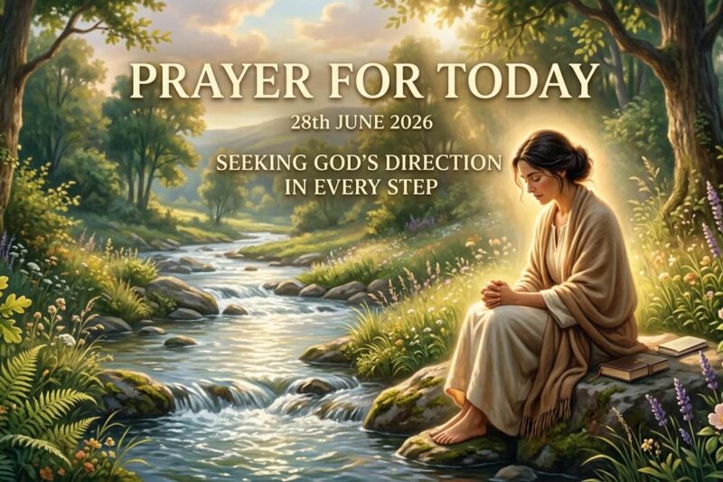 Prayer for Today 28th June 2026: Seeking God’s Direction in Every Step