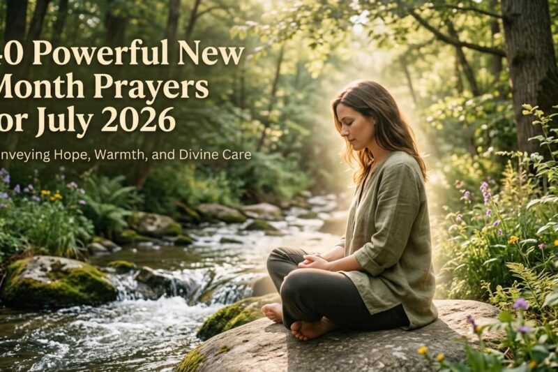 40 Powerful New Month Prayers for July 2026