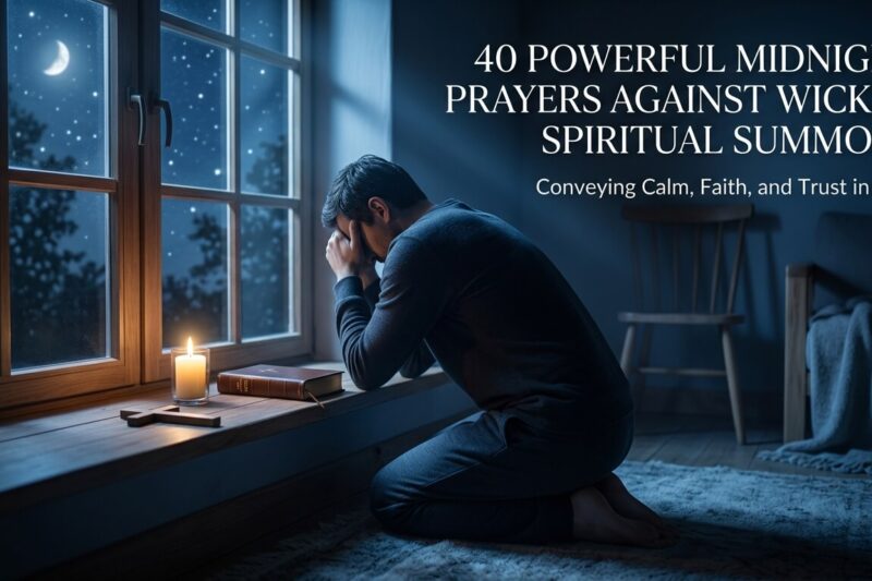 40 Powerful Midnight Prayers Against Wicked Spiritual Summons