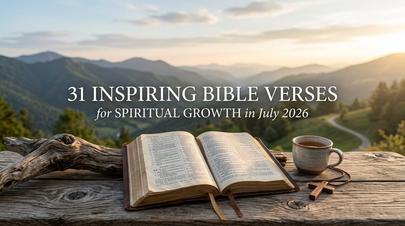 31 Inspiring Bible Verses for Spiritual Growth in July 2026