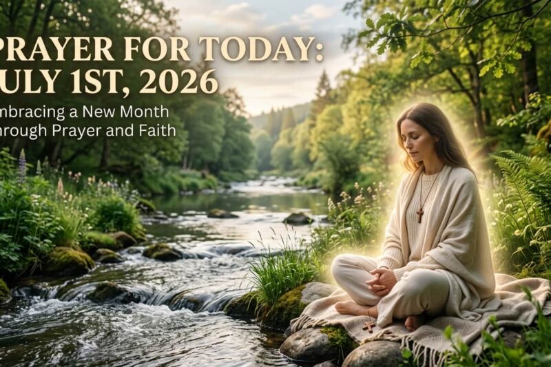 Prayer for Today 1st July 2026: Embracing a New Month Through Prayer and Faith