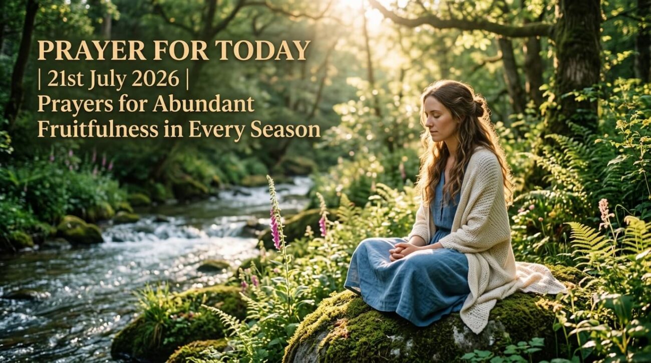 Prayer for Today 21st July 2026: Prayers for Abundant Fruitfulness in Every Season