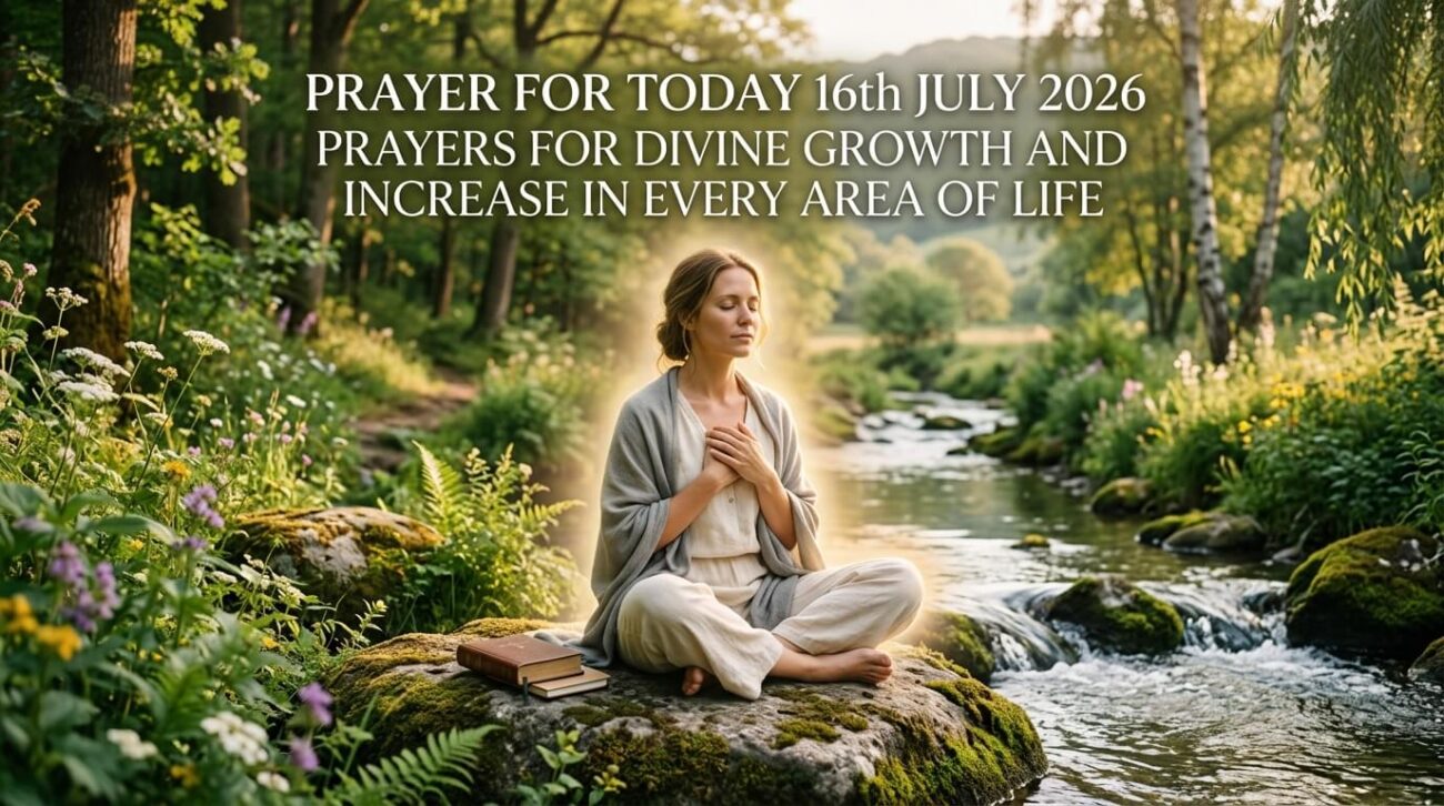 Prayer for Today 16th July 2026: Prayers for Divine Growth and Increase in Every Area of Life