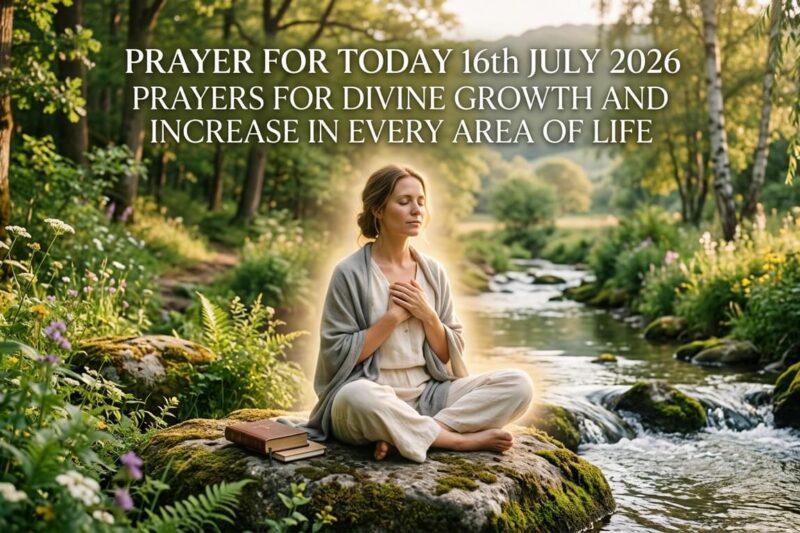 Prayer for Today 16th July 2026: Prayers for Divine Growth and Increase in Every Area of Life