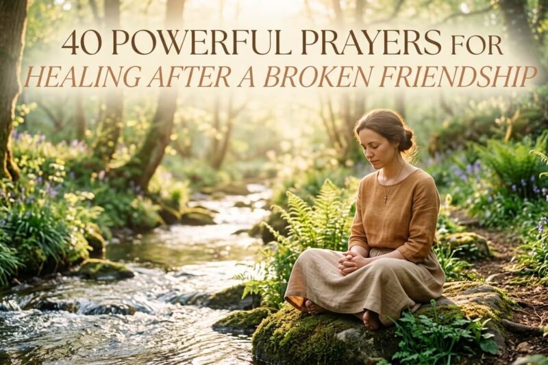 40 Powerful Prayers for Healing After a Broken Friendship