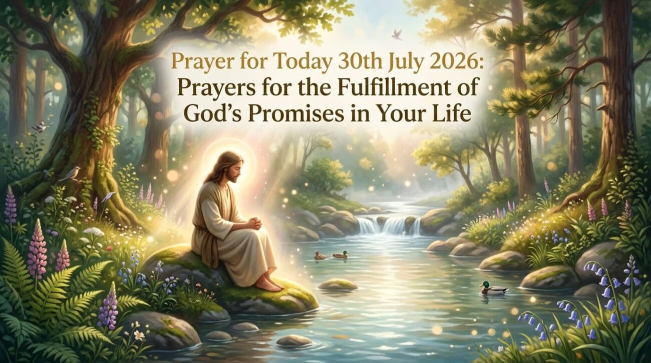 Prayer for Today 30th July 2026: Prayers for the Fulfillment of God’s Promises in Your Life