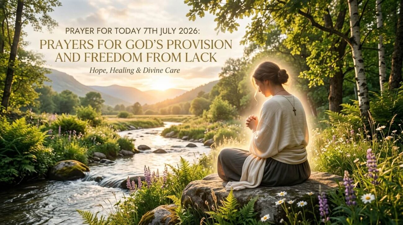Prayer for Today 7th July 2026: Prayers for God's Provision and Freedom from Lack