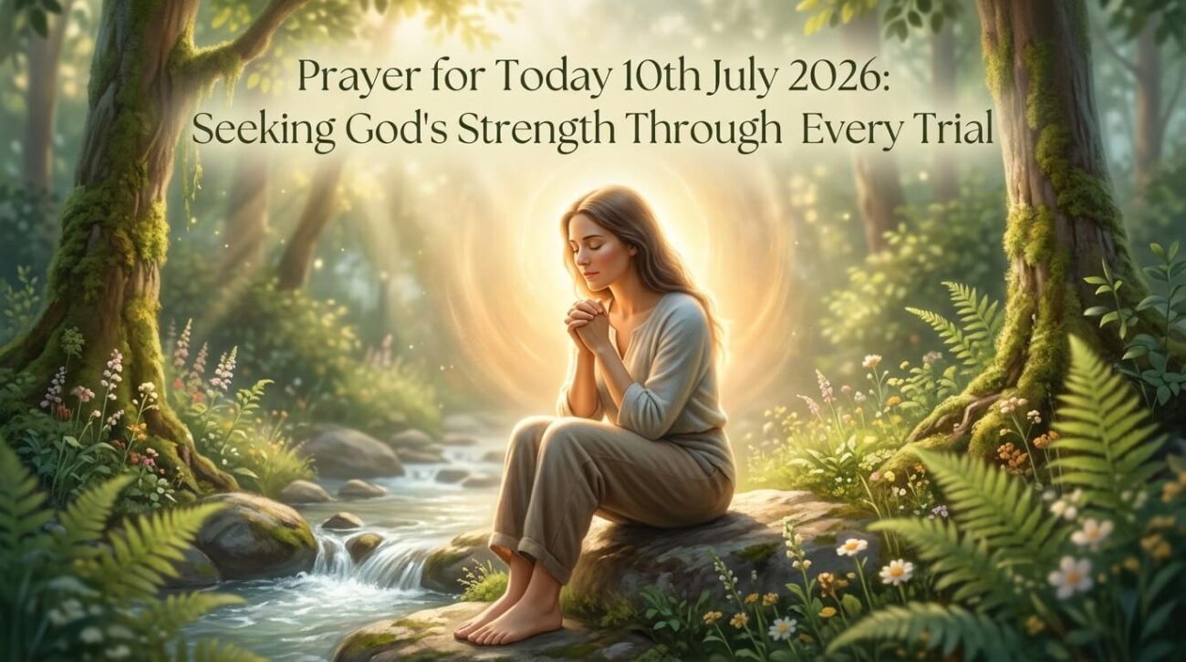Prayer for Today 10th July 2026: Seeking God's Strength Through Every Trial