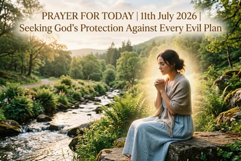 Prayer for Today 11th July 2026: Seeking God’s Protection Against Every Evil Plan
