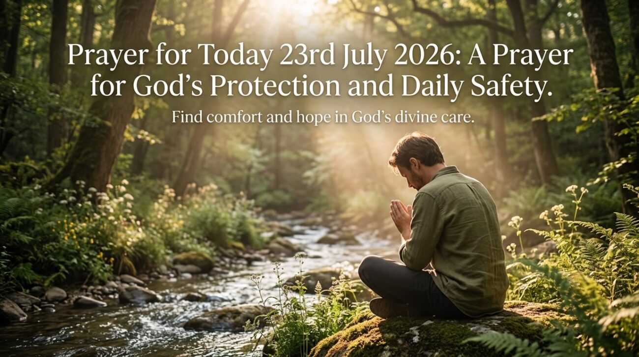 Prayer for Today 23rd July 2026: A Prayer for God's Protection and Everlasting Safety