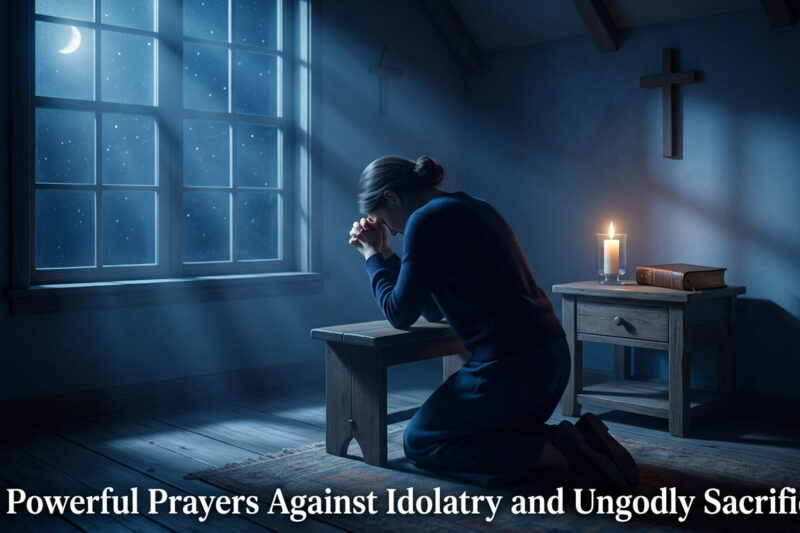 40 Powerful Prayers Against Idolatry and Ungodly Sacrifices