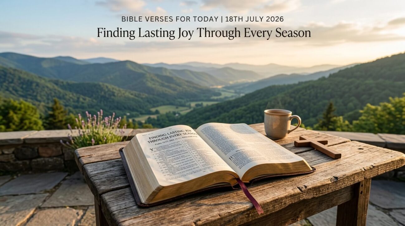 Bible Verses for Today 18th July 2026: Finding Lasting Joy Through Every Season