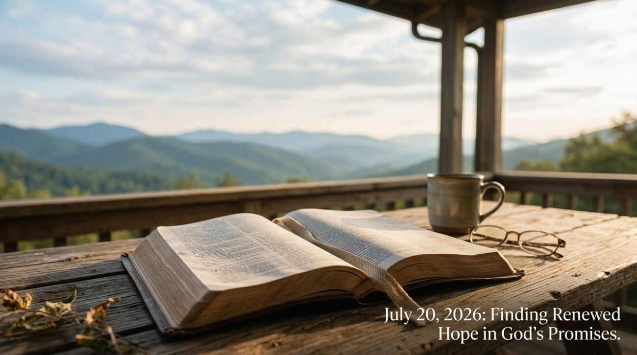 Bible Verses for Today 20th July 2026: Finding Renewed Hope in God's Promises