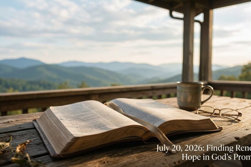 Bible Verses for Today 20th July 2026: Finding Renewed Hope in God’s Promises