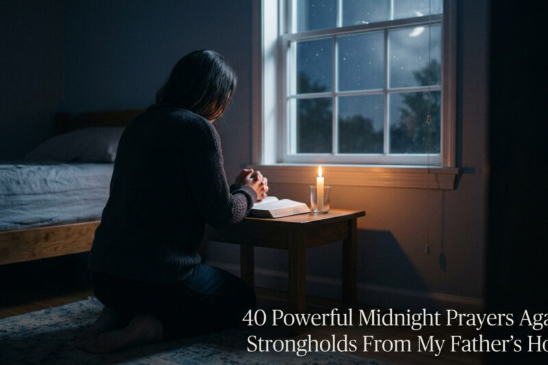 40 Powerful Midnight Prayers Against Strongholds From My Father’s House