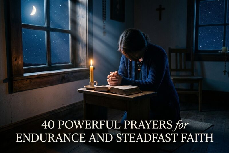 40 Powerful Prayers for Endurance and Steadfast Faith