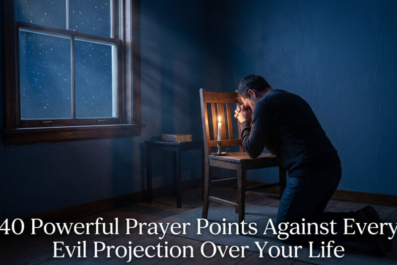 40 Powerful Prayer Points Against Every Evil Projection Over Your Life