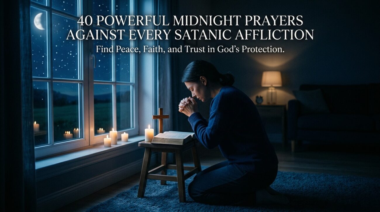 40 Powerful Midnight Prayers Against Every Satanic Affliction