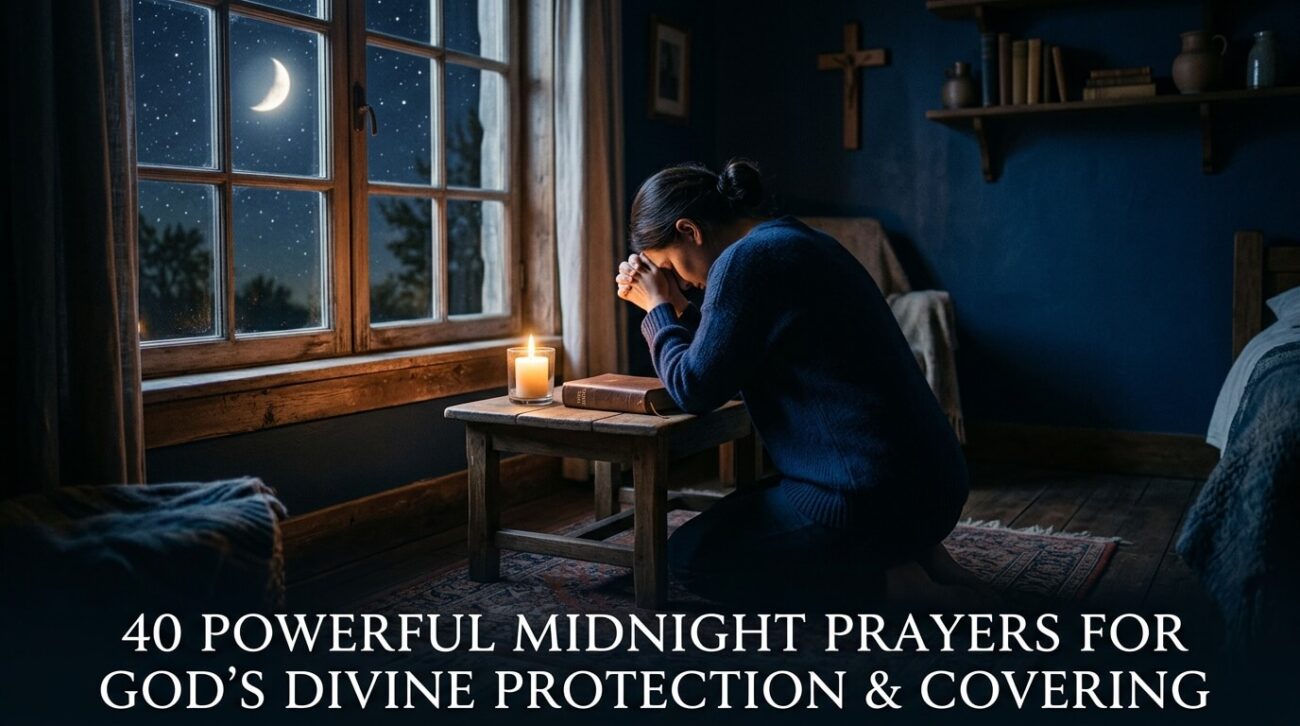40 Powerful Midnight Prayers for God's Divine Protection and Covering