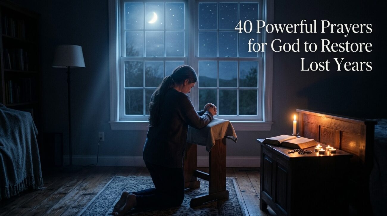 40 Powerful Prayers for God to Restore Lost Years