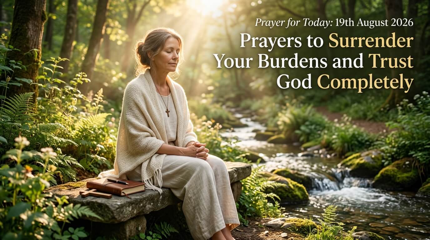 Prayer for Today 19th August 2026: Prayers to Surrender Your Burdens and Trust God Completely