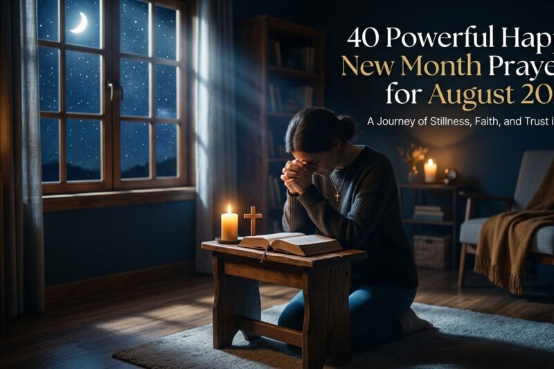 40 Powerful Happy New Month Prayers for August 2026