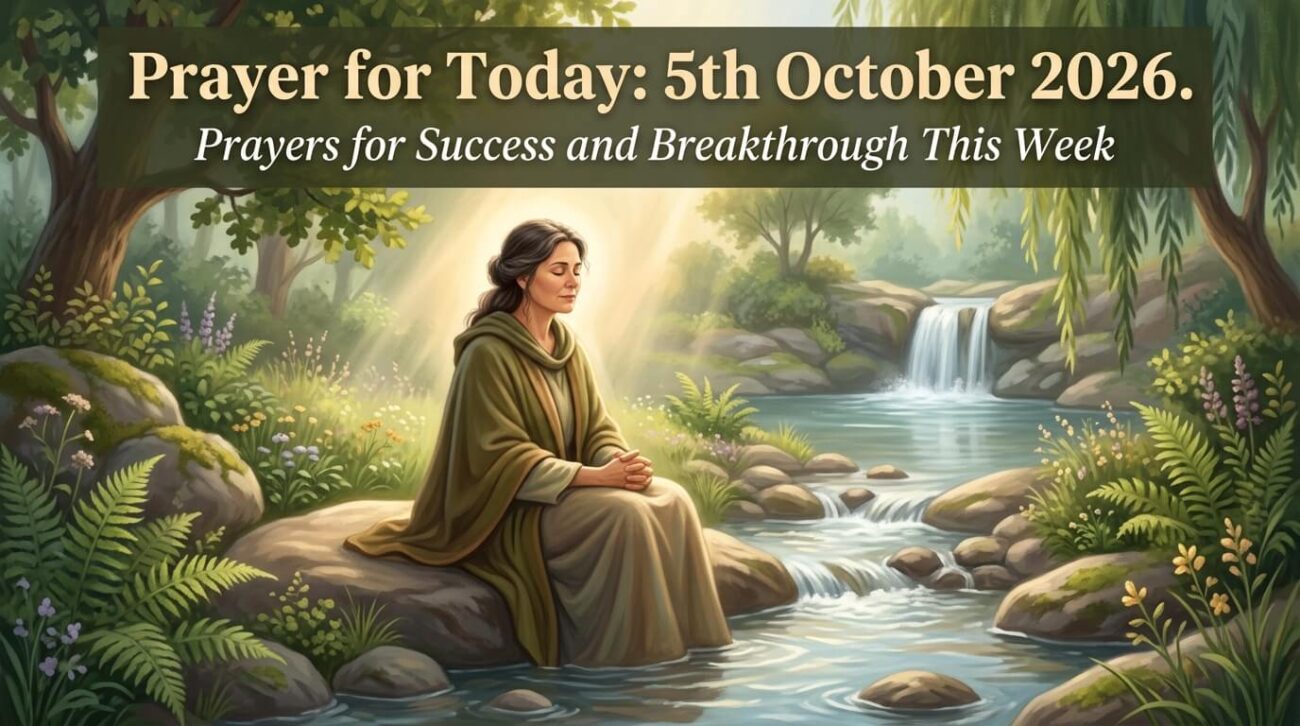 Prayer for Today 5th October 2026: Prayers for Success and Breakthrough This Week