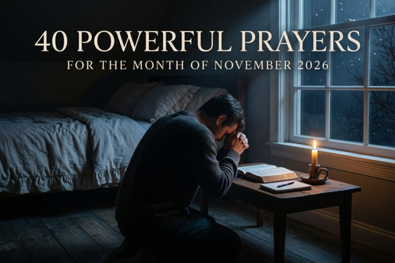 40 Powerful Prayers for the Month of November 2026