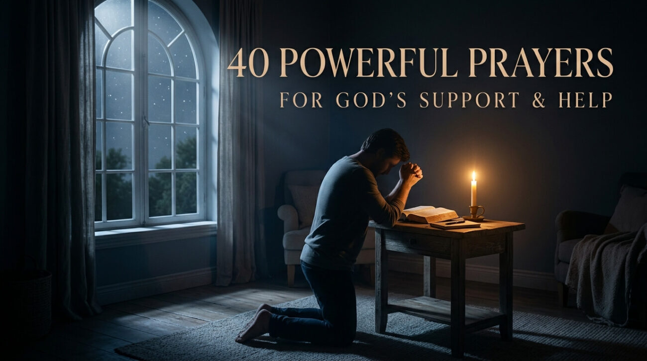 40 Powerful Prayers for God’s Support and Help