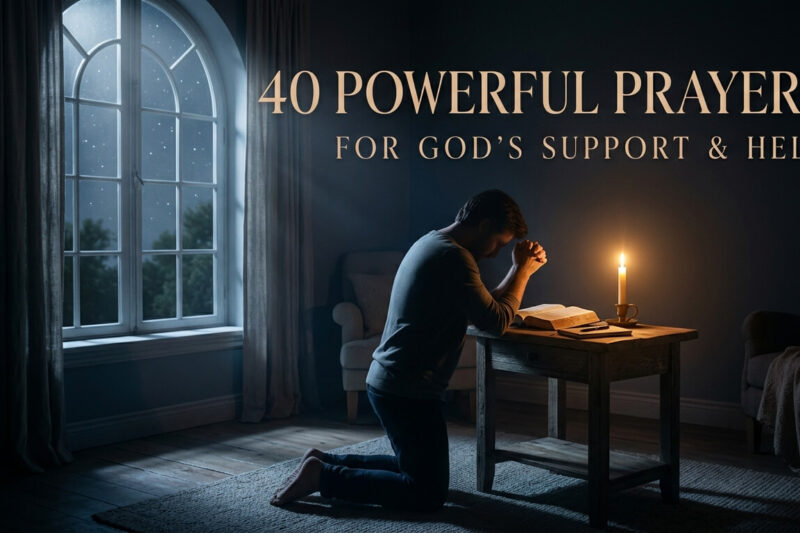 40 Powerful Prayers for God’s Support and Help