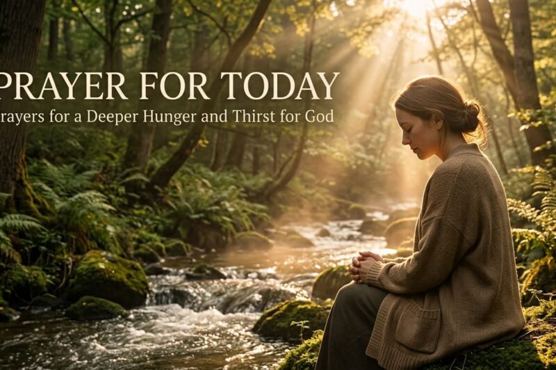 Prayer for Today 26th October 2026: Prayers for a Deeper Hunger and Thirst for God